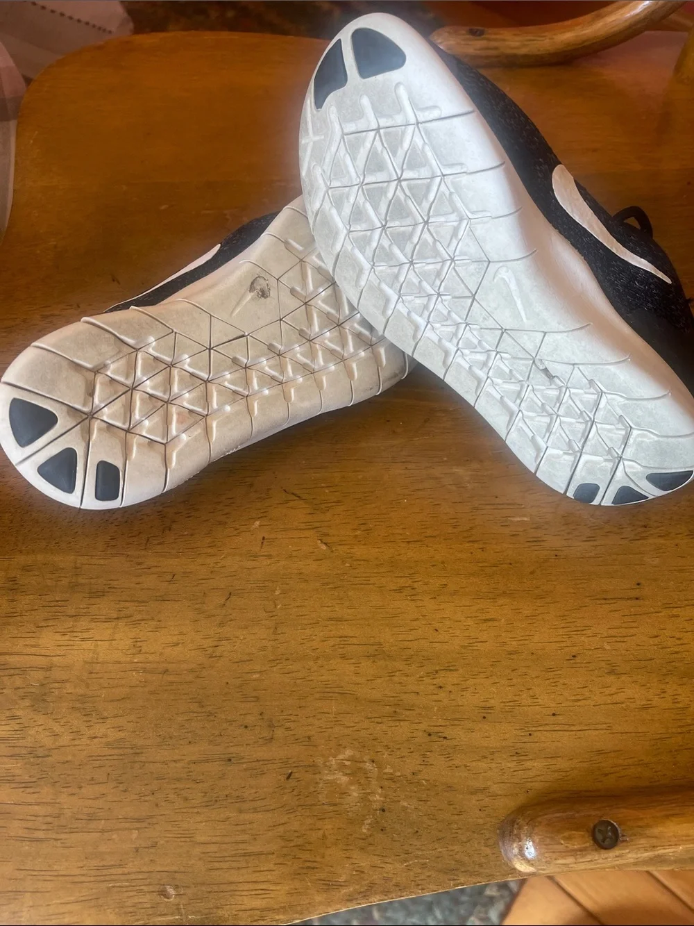 Nike Kids Black & White Knit Sneakers